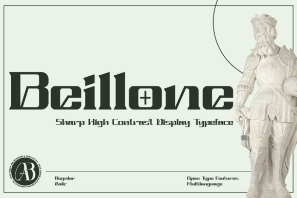 Beillone: A Bold and Elegant Display Font for Web Design