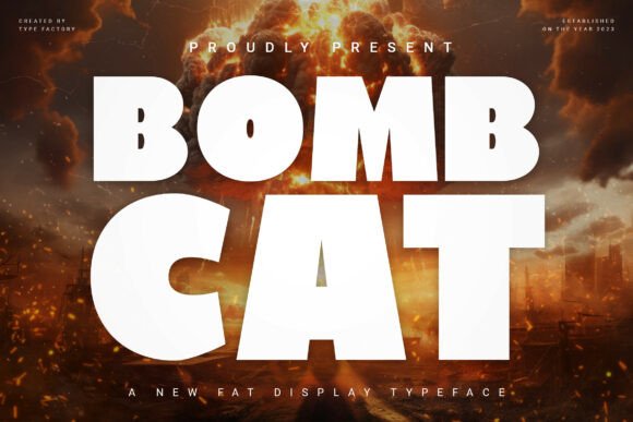 Bombcat Display: A Bold and Playful Typeface