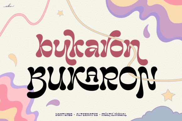 Bukaron: The Bold Retro Font for Eye-Catching Campaigns