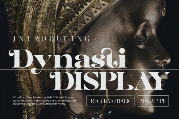 Discovering Dynasti Display: A Bold Serif Typeface for Editorial Design
