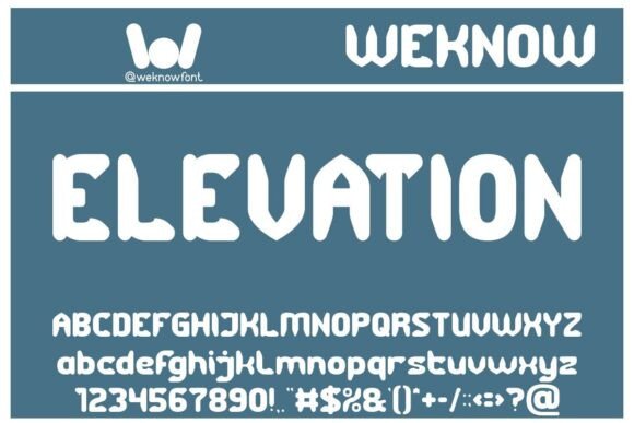 Elevation: A Bold and Inviting Typeface for Modern Web Design