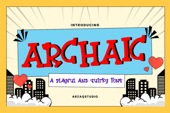 Enhance Your Brand with Archaic: A Playful Display Font