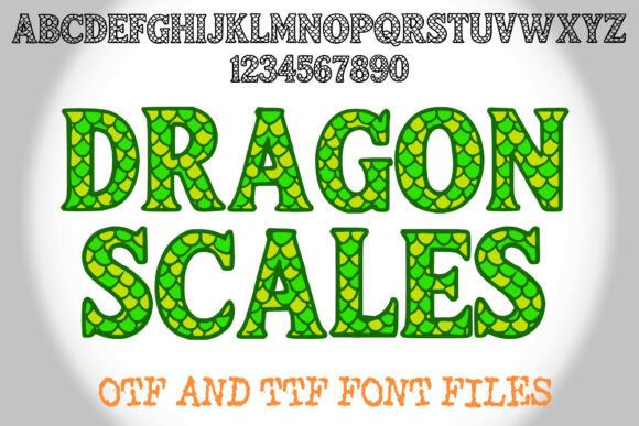 Enhance Your Brand with Dragon Scales: A Mythical Display Font