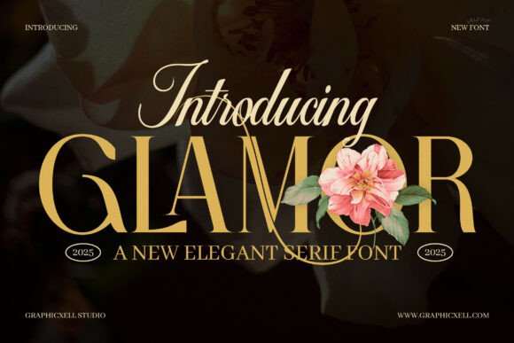 Enhance Your Brand with Glamor, the Elegant Serif Font
