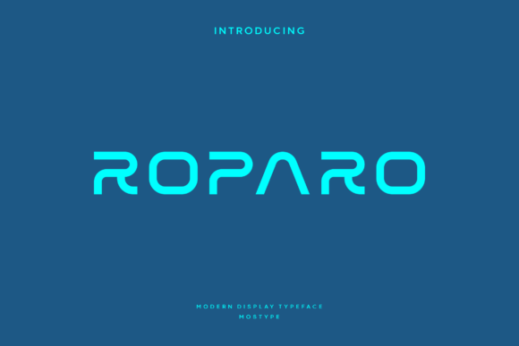 Enhance Your Brand with Roparo: A Versatile Display Font