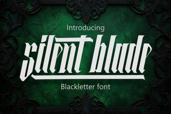 Enhance Your Brand with Silent Blade: A Modern Blackletter Font