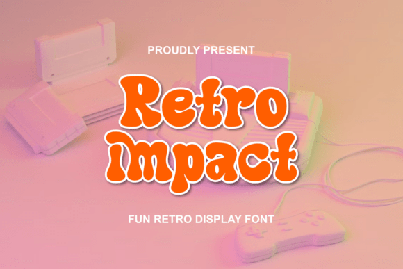 Explore Retro Impact: A Vibrant Retro Display Font