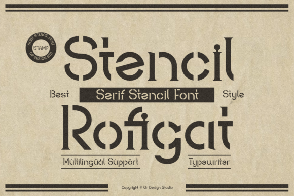 Exploring Stencil Rofigat: A Designer's Take