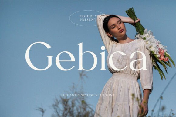 Gebica: A Modern Serif Typeface for Elegant Web Design
