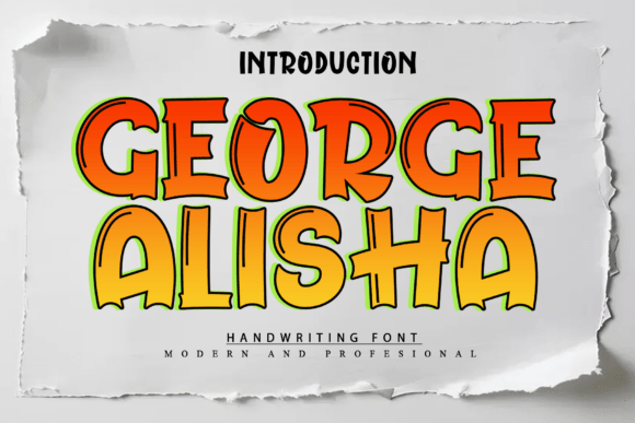 George Alisha: A Vibrant Display Font for Creative Campaigns