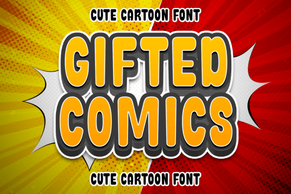 Gifted Comics: A Vibrant Display Font for Dynamic Web Design
