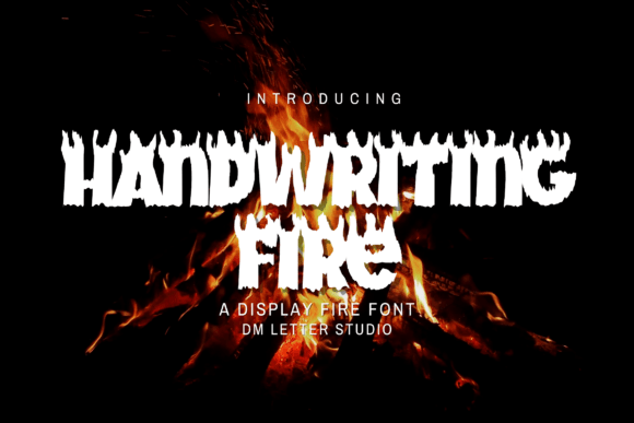 Handwriting Fire: A Vibrant Font for Creative Makers