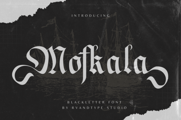 Mofkala: A Bold Blackletter Font for Editorial Impact