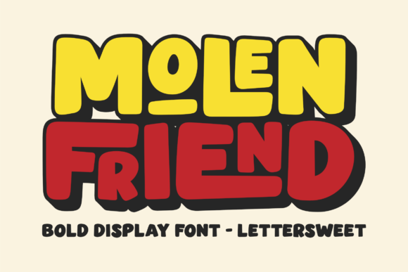 Molen Friend: A Bold and Playful Display Font
