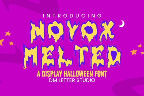 Novox Melted: A Bold Font for Creative Branding