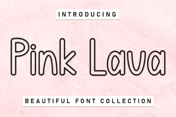 Pink Lava: A Warm and Clear Display Font for Web Design