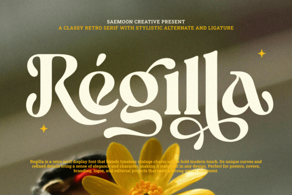 Regilla: A Retro Serif Font for Modern Editorial Design
