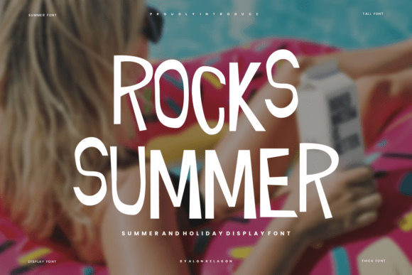 Rocks Summer: A Refreshing Display Font for Vibrant Branding