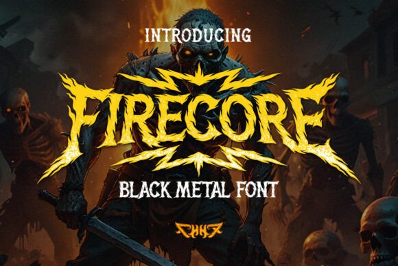 Transform Your Brand with Firecore: A Savage Display Typeface