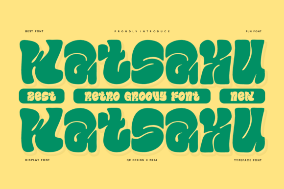 Watsaxu: The Retro Groovy Font for Eye-Catching Campaigns